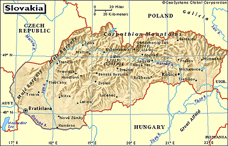 Slovakia Map